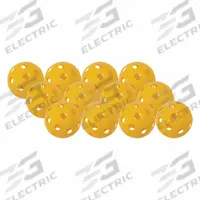 CHAMPION SPORTS Softball Set: Yellow, 12 in Circumference, Plastic (MPN plsbyl). Key specifications — Material: Plastic; Brand: CHAMPION SPORTS; Color: Yellow.