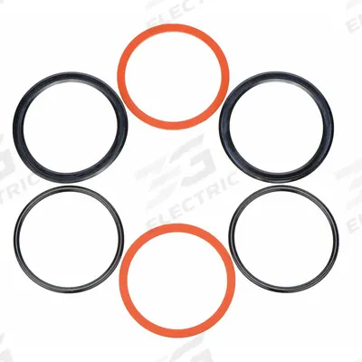APPROVED VENDOR Piston Seal Kit: For 1 1/2 in Bore Dia., Buna N, Black, -40° to 250°F - Piston Seal Kits