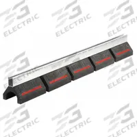 DURA-BLOK Pipe Support Block: Rubber Base, Electroplated Cast Iron, 6 in Overall Lg (MPN DB630). Key specifications — Support Material: Cast Iron; Base Material: Rubber; Base Size: 6 in L x 30.8 in W; Brand: DURA-BLOK.