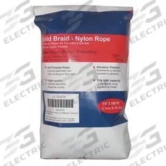 APPROVED VENDOR General Purpose Utility Rope: Braid, 1/4 in Dia, 105 lb Working Load Limit, White (MPN 12U274). Key specifications — Brand: APPROVED VENDOR; Rope Type: Dynamic.