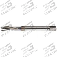 OSG Spiral Flute Tap: M6x1 Metric, 6H, 3 Flute, Bottoming Chamfer (MPN 1311300508)