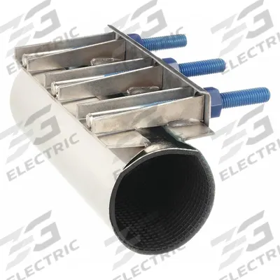 SMITH-BLAIR Repair Clamp: For 2 in Pipe, 12.5 in Overall Lg - Full-Gasket Repair Clamps for Tube & Pipe