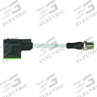 MURRELEKTRONIK Cordset: M12 Male Straight x DIN Form A, 1 m Cable Lg, PUR, Gray, 3 Pins, IP67 (MPN 7000-40881-2360100). Key specifications — Wire Size: 18 AWG; Brand: MURRELEKTRONIK; Cable Jacket Color: Gray; IP Rating: IP67.