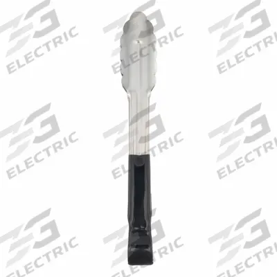 CARLISLE Serving Tongs: 9 1/2 in Overall Lg, Black, NSF Certified, Plastic, Black