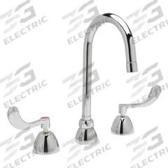 ZURN Gooseneck Kitchen/Bathroom Faucet: AquaSpec®, Brass, Widespread, Deck, 3 Mounting Holes, Chrome (MPN Z831B4-XL-3F). Key specifications — Series: AquaSpec®; Brand: ZURN.