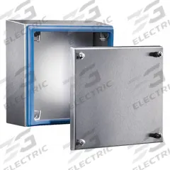 RITTAL Enclosure: 304 Stainless Steel, 6 in x 6 in x 3 in, NEMA 1/12/13/3/3X/4/4X, Solid Cover (MPN 1670600). Key specifications — Brand: RITTAL; Closure Method: Screws; Enclosure Material: 304 Stainless Steel; Knockouts: Not Included.