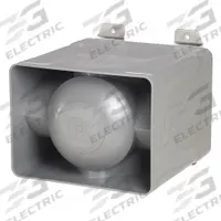 FEDERAL SIGNAL Electronic Horn: Horn Sound, 120 to 240V AC, Indoor/Outdoor, EHORN-120-240. Key specifications — Brand: FEDERAL SIGNAL; Color: Gray; Operating Voltage: 120 to 240V AC.