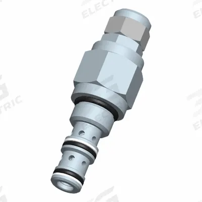 BUCHER HYDRAULICS Cartridge Valve: Steel, Screw-In, Screwdriver Adjustment - Pressure Control Cartridge Valves