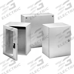 HOFFMAN Enclosure: 304 Stainless Steel, 11 in x 9 in x 6 in, NEMA 12/4/4X, Solid Cover, Hinged (MPN LHC302515SS). Key specifications — Brand: HOFFMAN; Closure Method: 1/4-Turn Latch; Enclosure Material: 304 Stainless Steel; Knockouts: Not Included.