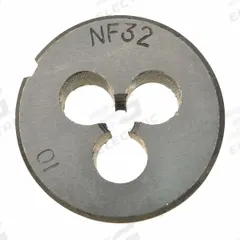 WESTWARD Alloy Steel Die, 10-32 UNF: CCT1060-43, Die