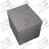 BRADY SPC ABSORBENTS Sorbent Pad: 37 oz Volume Absorbed Per Pad, Polypropylene, Perforated, 100 PK (MPN UXT100). Key specifications — Brand: BRADY SPC ABSORBENTS; Perforated: Perforated; Material: Polypropylene.