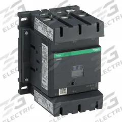 SCHNEIDER IEC Magnetic Contactor: Non-Reversing, 3 Poles, 3NO Contacts, 115 A, 120V AC Coil (MPN LC1D115G7). Key specifications — Brand: SCHNEIDER; Integrated Surge Suppression: Yes.