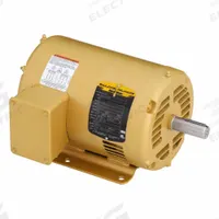 BALDOR General Purpose Motor: Rigid Base Mount, Open Drip Proof, 1 hp, 208-230/460V AC, 1,155 RPM (MPN EM3156T). Key specifications — Brand: BALDOR; Nameplate Voltage @ 60 Hz: 208-230/460V AC; Full Load Current @ 60 Hz: 3.6/1.8 A; Nameplate RPM @ 60 Hz: 1,155 RPM; Motor Enclosure: ODP.