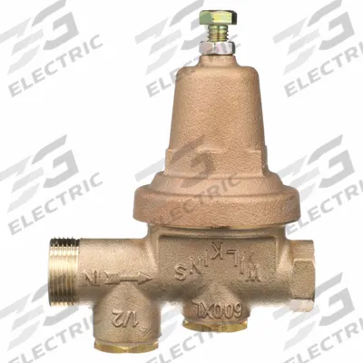 WILKINS Water Pressure Reducing Valve: FNPT x FNPT, 1/2 in Pipe Size, Cast Bronze - Standard Capacity Water Pressure Regulators