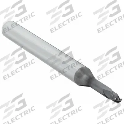 OSG Ball End Mill: Carbide, WXL Coated, 2 Flute, 1/8" Mill Dia, 1/8" LOC - Pencil-Neck Carbide Ball End Mills for Hardened Materials