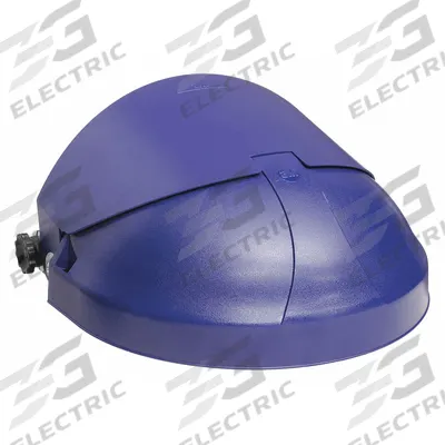 3M Headgear: Plastic, Blue, Ratchet Suspension Adjustment Type - 3M Crowns for Stand-Alone Face Shields