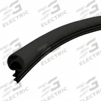 FROST KING Door Weatherstripping: Kerf Insert, 81 in Lg, 1/2 in Wd, 81 in Ht (MPN T81BK). Key specifications — Flange Material: Vinyl; Brand: FROST KING.