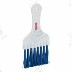 Fin Brush: Blue Polyester, 2 1/8 in Brush Lg, Blue, 4 1/4 in L (MPN 3HHE8). Key specifications — Brand: GRAINGER.