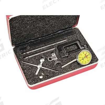 STARRETT Back Plunger Dial Indicator: 0 in to 0 mm to 5 mm, Metric, Back Plunger - Continuous Reading Flat Back Dial Indicators