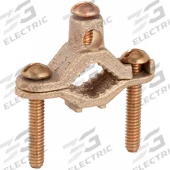 Grounding Connector: Bronze, 10 AWG SOL to 2 AWG STR Grounding Wire Size, 1 Grounding Wires (MPN CWP1JU). Key specifications — Brand: NVENT ERICO; Description/Special Features: Copper Screw for Use In Direct Burial Applications; For Use With: Metallic Water Pipes; Grounding Wire Size: 10 AWG SOL to 2 AWG STR; Material: Bronze; Grounding Wires Connected To: 1/2 in to 1 in Pipe; Manufacturer Part Number: CWP1JU.
