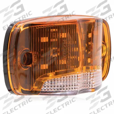 MAXXIMA Clearance Marker Light: Marker Light, LED, Rectangular, Surface Mount, Amber/White - Marker Lights