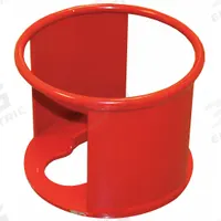 SAFTCART Cylinder Collar: 3 1/8 in Cylinder Thread Size, 5 1/2 in H x 6.88 in Dia (MPN CC8LS-13). Key specifications — For Cylinder Thread Size: 3-1/8 in; Color: High-Visibility Red; Brand: SAFTCART; Manufacturer Part Number: CC8LS-13.