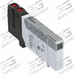 AVENTICS Directional Control Valve: 24V DC, Four-Way / Two-Position, Double Solenoid Actuator Type (MPN R572A2B40MA00F1). Key specifications — attr1326564: R572A2B40MA00F1; attr1326714: 24V DC; attr1326685: Solenoid Coil Included; attr1326706: Solenoid Air Control Valve; attr1326666: Double Solenoid.