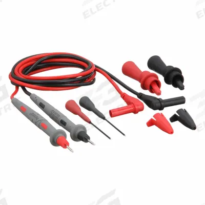 POMONA Test Lead Kit: CAT II 1000V, Std Probe, 1,000 V Max Volt, 10 A Max Current - Test Lead Kits