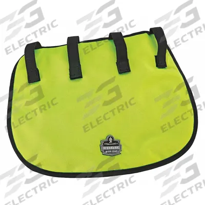 CHILL-ITS BY ERGODYNE Neck Shade: Yellow, Advanced PVA, Suspension-Mount - Hard Hat Neck Shades