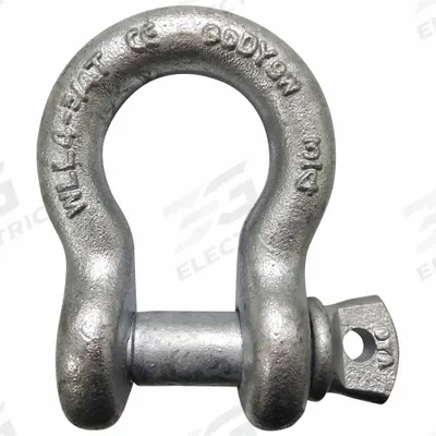 APPROVED VENDOR Anchor Shackle: Anchor Shackle, 9,500 lb Working Load Limit, Carbon Steel - Anchor Shackles for Lifting
