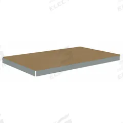 TENNSCO Shelf: 60 in x 36 in, 2,000 lb Load Capacity, Particleboard, Gray, Shelf (MPN ZLES-6036D). Key specifications — Decking Material: Particleboard; Includes: (4) Beams; Decking Finish: Unfinished; Shelf Configuration: Single Straight; Color: Gray; Frame Material: Steel; Brand: TENNSCO; Frame Finish: Zinc Plated.