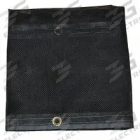 MAURITZON Tarp: 19.5 ft Lg, 11.67 ft Wd, Std Duty, 5 mil, Vinyl, Black, 10 oz/sq yd, PVC Coated (MPN MBT-12-04-1220). Key specifications — Color: Black; Brand: MAURITZON; Fabric Coating: PVC Coated.
