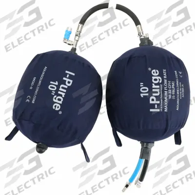 AQUASOL Inflatable Purge Bladder: For 10 in Max Pipe Dia - Inflatable Purge Bladders