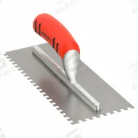 SUPERIOR TILE CUTTER INC. AND TOOLS Trowel: Blade Shape Square, Handle Material ProForm (MPN ST404PF). Key specifications — attr1004970: Trowel; attr1008719: Square; attr1008724: ProForm; attr1008729: Carbon Steel; attr1004969: SUPERIOR TILE CUTTER INC. AND TOOLS.