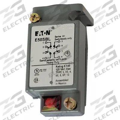 EATON Limit Switch Body: EN50041 Body, 2 Mounting Holes, 2NO/2NC - Bodies for Limit Switches