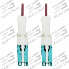 EATON TRIPP LITE Fiber Cable: Multi-Mode, 32.8 ft Lg, CS / PC Male End 1, CS / PC Male End 2, LSZH (MPN N822C-10M-MG). Key specifications — Fire Rating: Riser; Jacket Material: LSZH; Number of Fibers: Duplex; Fiber Type: OM4; Brand: EATON TRIPP LITE; End 1 Connection Gender: Male; End 1 Contact Type Finish: PC; End 2 Connection Gender: Male.