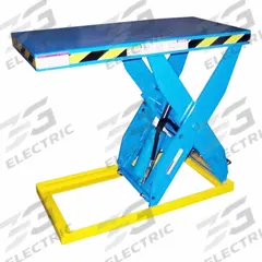 BALLYMORE Scissor Lift Table: Electric, 3,300 lb Load Capacity, 43 1/4 in Max Lifting Ht, 115V AC (MPN BM-MMD-3.3K-43R-3648-F). Key specifications — attr925632: BALLYMORE; attr925651: 115V AC; attr925643: Hydraulic.