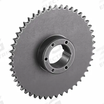 TSUBAKI Sprocket: For 60 Chain, 48 Teeth, 11.468 in Pitch Dia, 11.893 in Outside Dia - Size 60 Bushed-Bore Roller Chain Sprockets