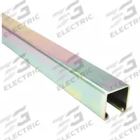 Strut Channel - Solid Wall: Steel, Zinc-Plated, 12 ga Gauge, Solid, Single Strut Channel (MPN FS-200 GD 120.00). Key specifications — Material: Steel; Color: Silver; Finish: Zinc-Plated; Hole Size: No Holes; Hole Spacing: No Holes; Slot Type: Solid; Brand: APPROVED VENDOR.