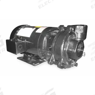 Dayton Centrifugal Pump: 2 hp, 230/460V AC, 72 ft Max Head, 1 1/2 in - 2 to 3 HP Straight Centrifugal Pumps