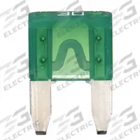 BUSSMANN Automotive Fuse: ATM Series, Fast-Acting, 30 A, 32 V DC, Non-Indicating (MPN ATM-30). Key specifications — Series: ATM; Brand: BUSSMANN; Fuse Profile: Standard Profile.