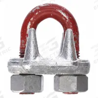 CROSBY Wire Rope U-Bolt Clip: 1 in Compatible Rope Dia, 26 in Rope Turnback Lg, Steel, U-Bolt Clip (MPN 1010239). Key specifications — Fabrication: Forged; Color: Silver; Material: Steel; Brand: CROSBY.
