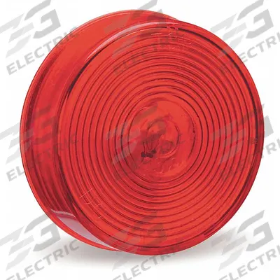 GROTE Clearance Marker Lamp: Clearance Light, Incandescent, Round, Red - Clearance Lights