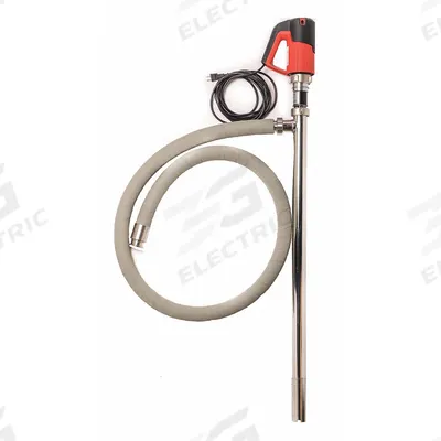 APPROVED VENDOR Electric Drum Pump: Pump with Hose, 1 hp HP, 120 V AC, 9 gpm - Centrifugal Electric Drum Pumps