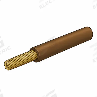 APPROVED VENDOR Automotive Wire: SXL, 500 ft, 1 Conductor, 14 AWG, Brown - XLPE-Insulated Heavy Duty Primary Wires