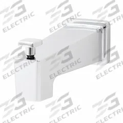 SPEAKMAN Diverter Tub Spout: 1/2 in Connection Size, Slip-Fit Connection, 5 3/4 in Spout Reach (MPN S-1569). Key specifications — Tub Spout Connection Type: Slip-Fit; Trim Finish: Polished Chrome; Tub Spout Material: Metal; Brand: SPEAKMAN.