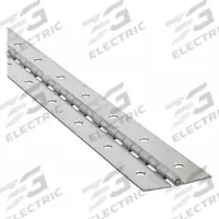 APPROVED VENDOR Piano Hinge: Steel, 72 in Leaf Ht, 3/4 in Leaf Wd (MPN 4PA98). Key specifications — Material: Steel.