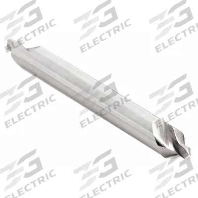 KEO Center Drill: Plain Type, #1, 60°, 8 in Overall Lg - Plain-Tip Center Drills