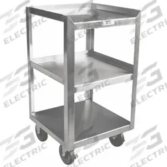 JAMCO Utility Cart: 1,200 lb, 18 in L x 18 in W Shelf, 19 in L x 19 in W x 34 in H Overall Dim (MPN XX118U503). Key specifications — Caster/Wheel Configuration: (4) Swivel; Brand: JAMCO; Caster Wheel/Tread Material: Urethane.