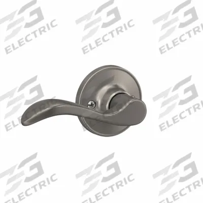 SCHLAGE RESIDENTIAL Seville Lever Lockset: Passage Lever Locksets, Nickel